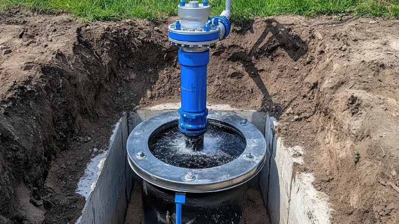 Système de puits installé